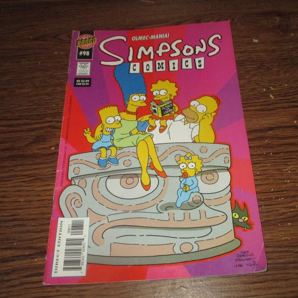 Simpsons Comics #98 (2004, Bongo Comics)